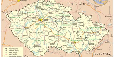 Mapa Česka