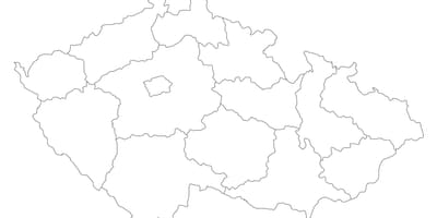 Česká republika vektorové mapy