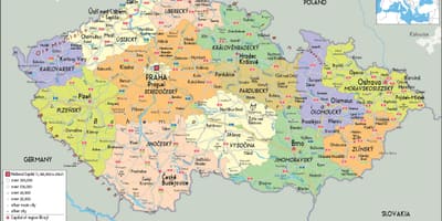 Politická mapa české republiky
