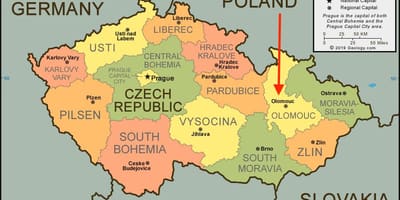 Mapa olomouc česká republika