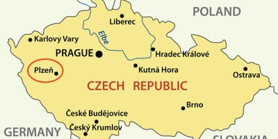Plzeň česká republika mapa